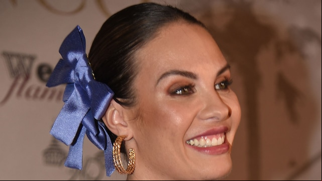 Jessica Bueno en la pasarela We Love Flamenco en Sevilla