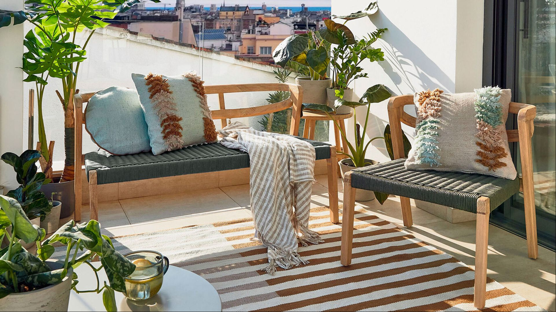 7 muebles de terraza para crear un ambiente exterior bonito y único