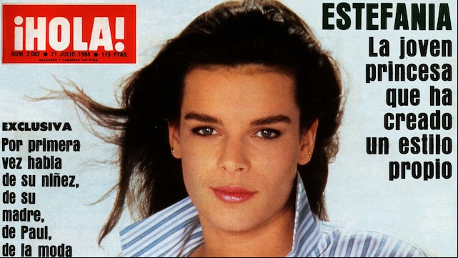 Estefanía de Mónaco en una portada de archivo de ¡HOLA!