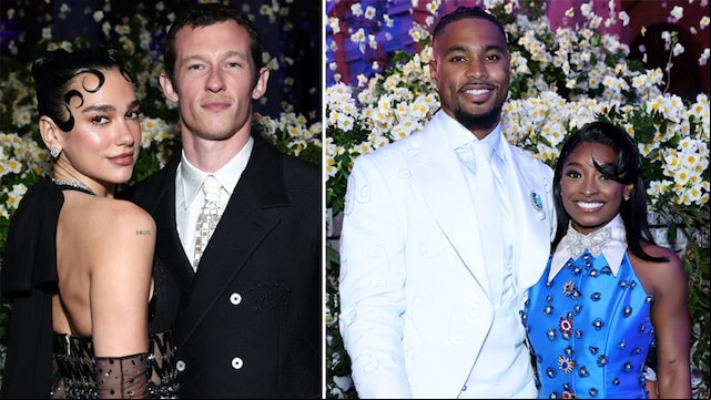 Del compromiso de Dua Lipa al amor olímpico de Simone Biles: las parejas top de la Met Gala 2025