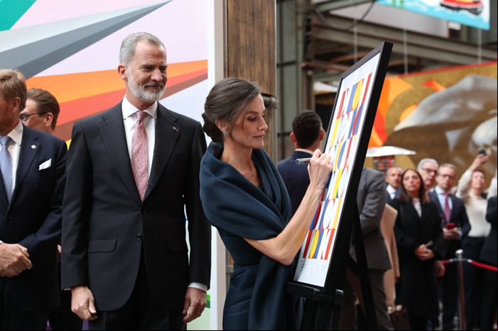Último acto de los reyes Felipe y Letizia en los Países Bajos