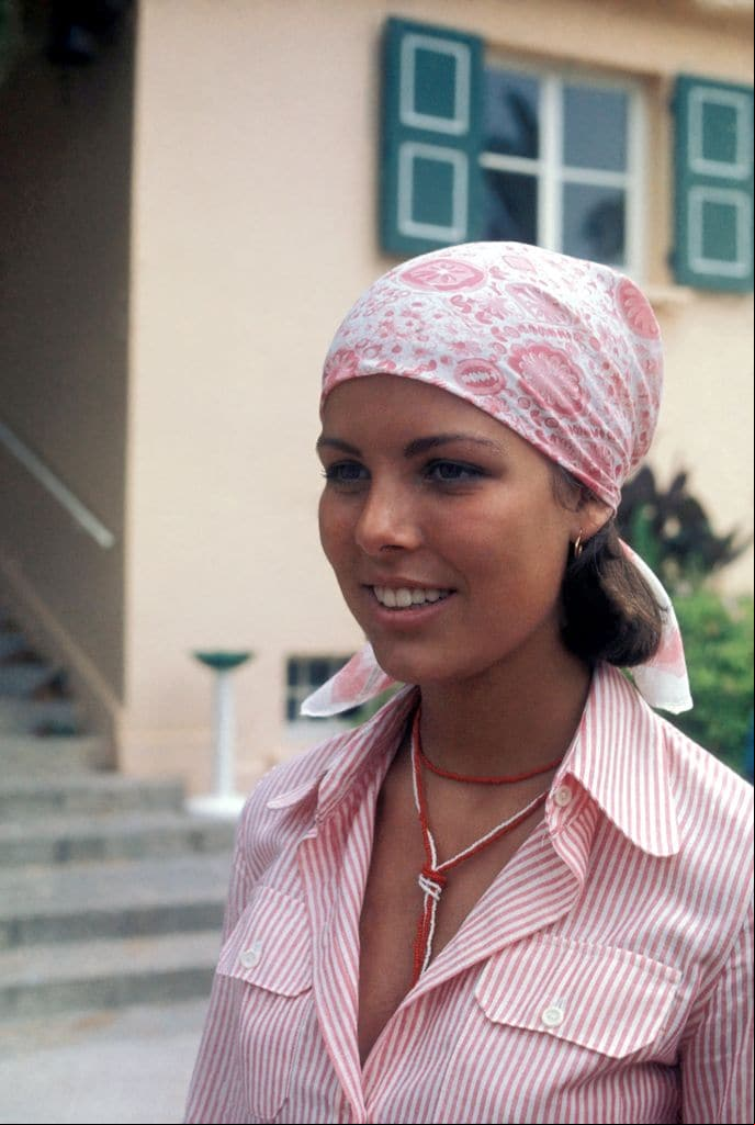 Carolina de Mónaco en 1973