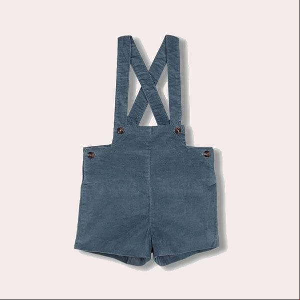 Pantalón corto con tirantes en franela de Gocco