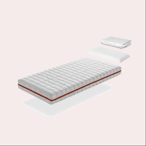 Pack Colchon 80x160 Cama Infantil Altura 18 Cm Nuka Muelles