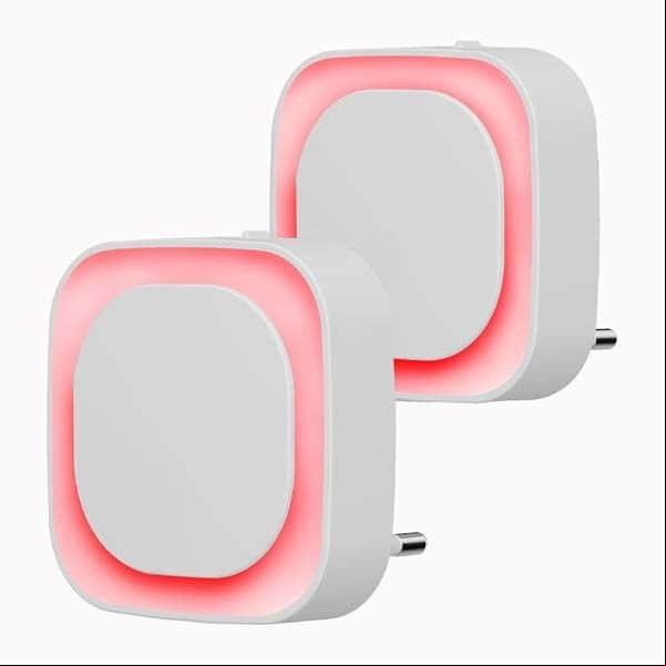 YUNLEX Luz Noche con Enchufe 2 Piezas LED Luz Nocturna Infantil