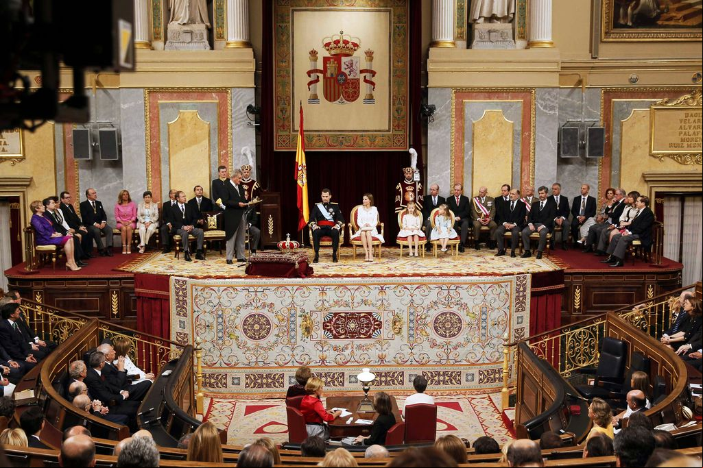 Ceremonia de la proclamación del rey Felipe VI el 19 de junio de 2014