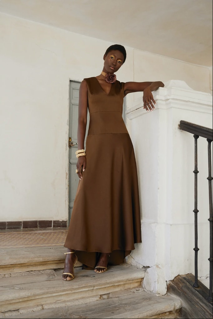 Vestidos de invitada para testigos de boda marrón