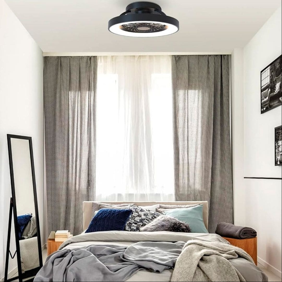 ¿Te cuesta dormir por el calor? Necesitas uno de estos ventiladores de techo sin aspas