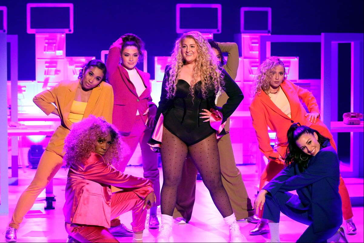 Meghan Trainor performs at "The Tonight Show Starring Jimmy Fallon"
on February 6, 2020
